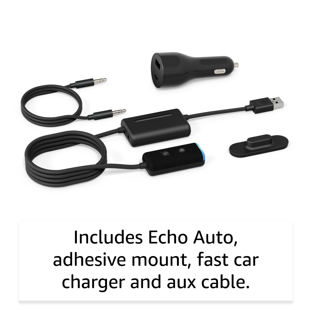 Buy the Amazon Echo Auto (2nd Gen) Handsfree Alexa Car Accessory