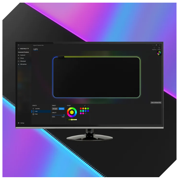 Buy the HyperX PULSEFIRE MAT RGB MOUSE PAD ( 4S7T2AA ) online PBTech