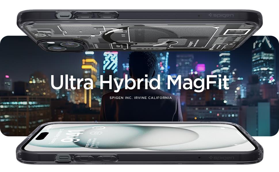 iPhone 15 Pro Case - Spigen Ultra Hybrid MagFit ZERO ONE! 