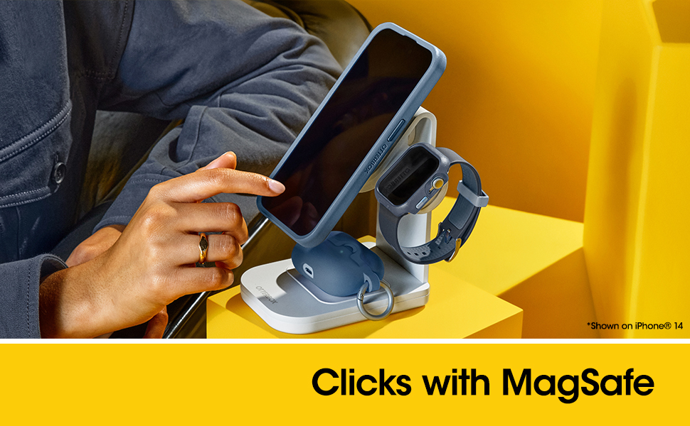 Symmetry series + for MagSafe for iPhone, stylish and rugged, sleek and protective, OtterBox case