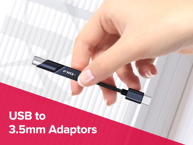 FiiO USB to 3.5mm Adapters