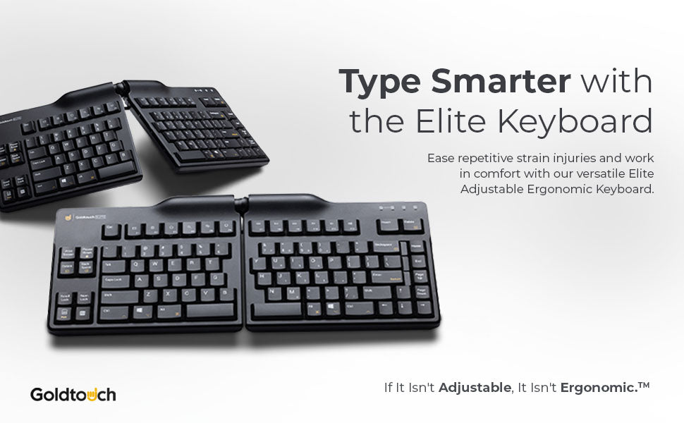 GoldTouch Elite Adjustable Ergonomic Keyboard