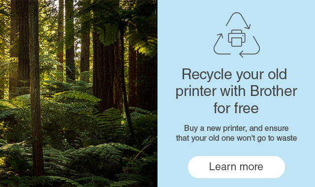 Recycle your old printers with Brother for free