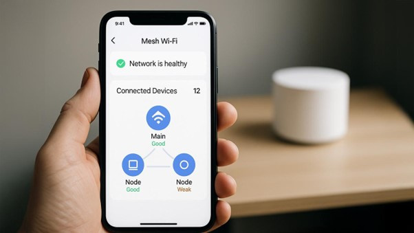 Most mesh systems come with an app that lets you monitor signal strength, see connected devices, and manage settings easily.