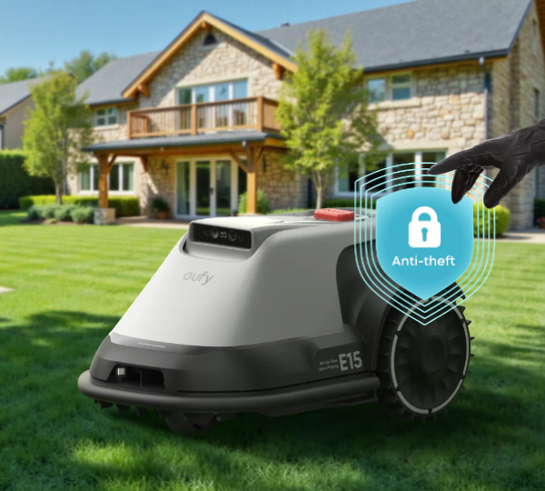 Picture of Eufy E15 lawnmower.