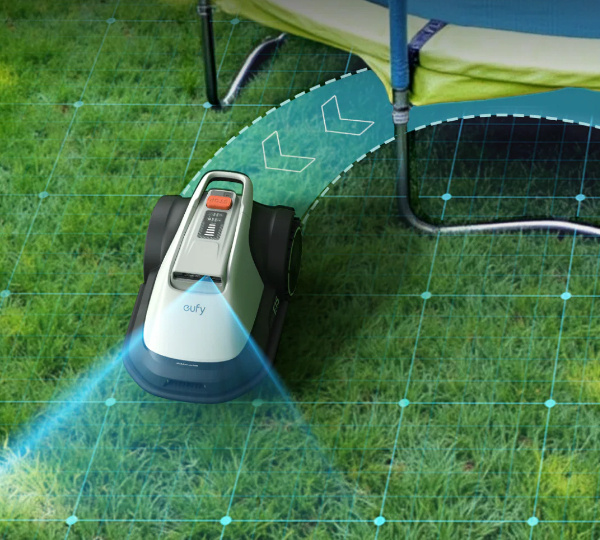 Picture of Eufy E15 lawnmower.