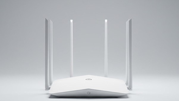 A powerful standalone router with multiple antennas is a good solution for smaller two-storey homes.