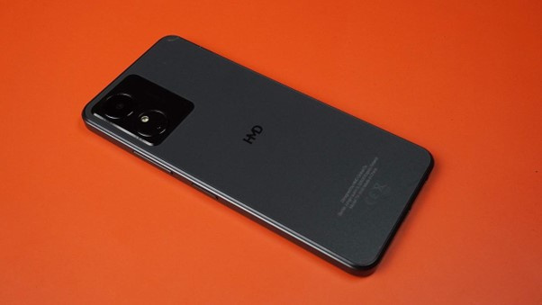 The back of the HMD Key, featuring a subtle, textured finish and the new HMD branding.