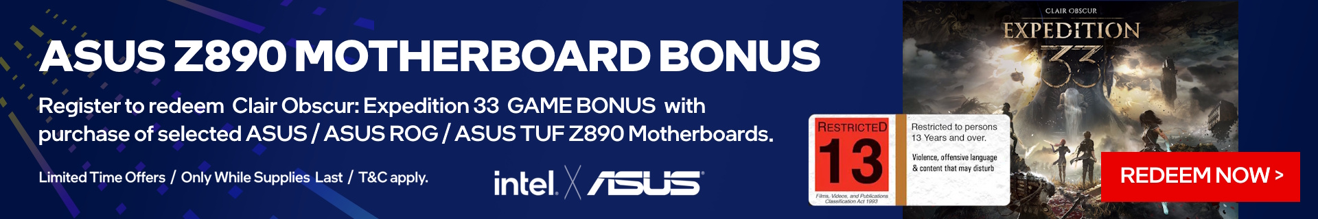 Picture of ASUS Z890 Motherboard Promotions at PB Tech
