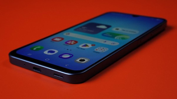 The phone has a large 5,000mAh battery to keep it running for a full day.