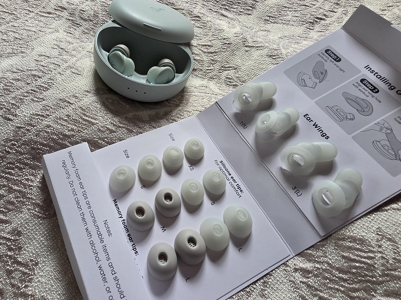 Soundcore Sleep A30 Buds replacable tips