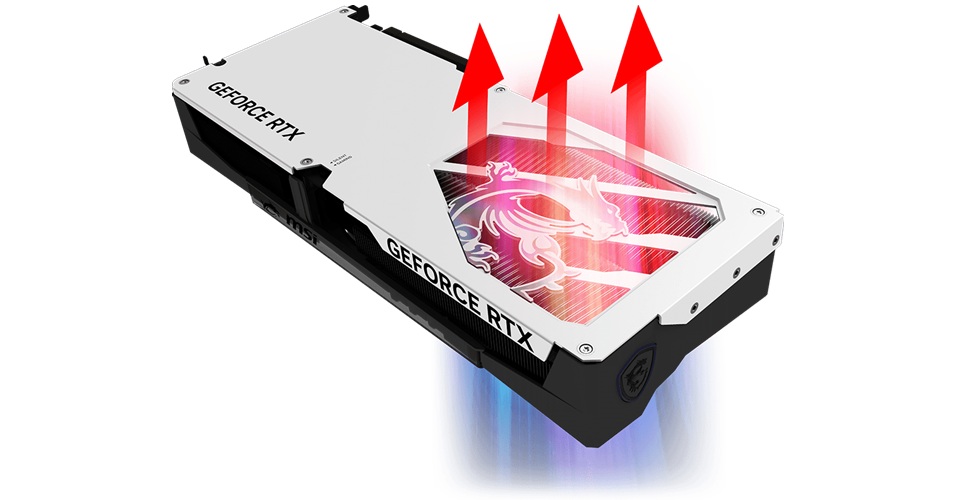 MSI GeForce RTX 5070 Ti Gaming Trio OC GDDR7 16GB White Feature 1