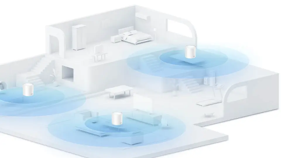 Picture of Mesh Wi-Fi router.