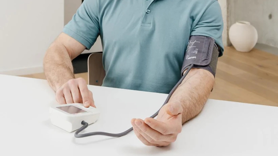 Picture of a blood pressure monitor.