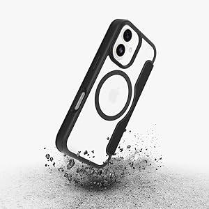 Sequence showing black objects impacting and creating powder dispersion effects against white background.