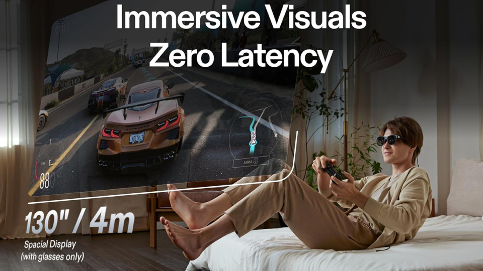 Picture showing Xreal Air 2 Pro features.