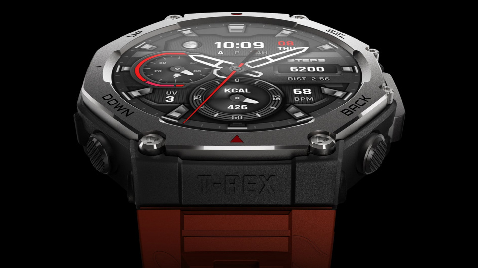 Picture of Amazfit smartwatch.