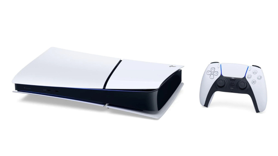 Picture of PlayStation 5 Slim.