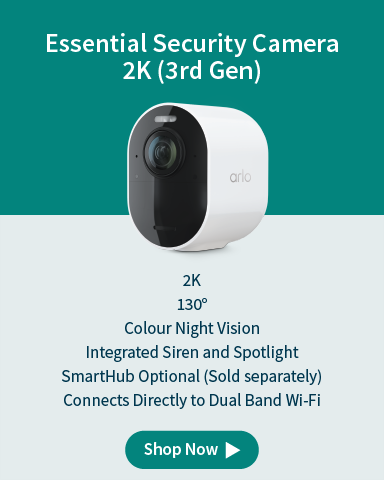 Arlo Essential Security Camera 2K (3rd Gen)