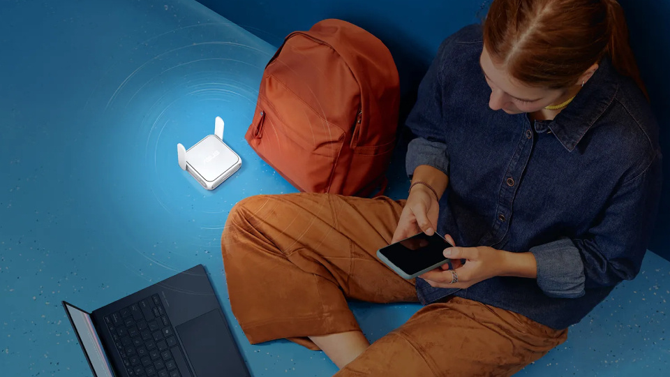 Picture of portable router.