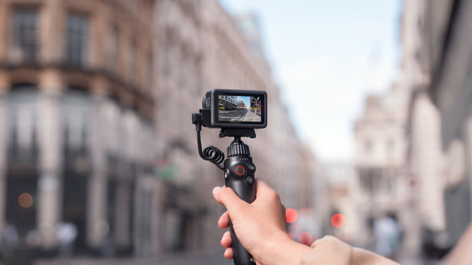 Picture of an action camera.