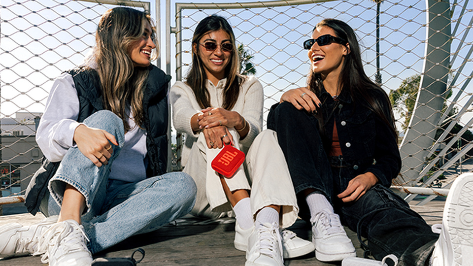 Picture of portable speaker.