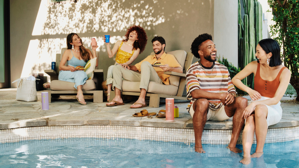 Picture of portable speaker.