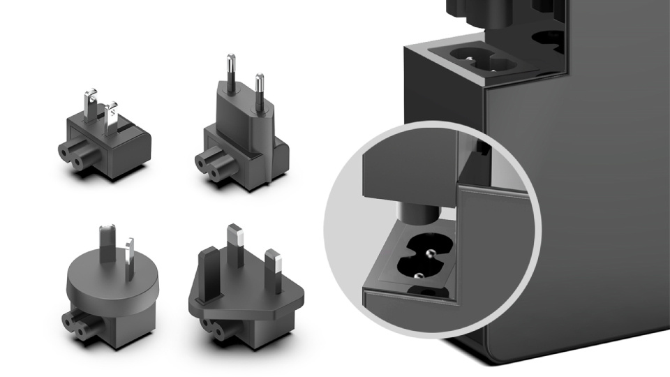 Picture of international adapter.