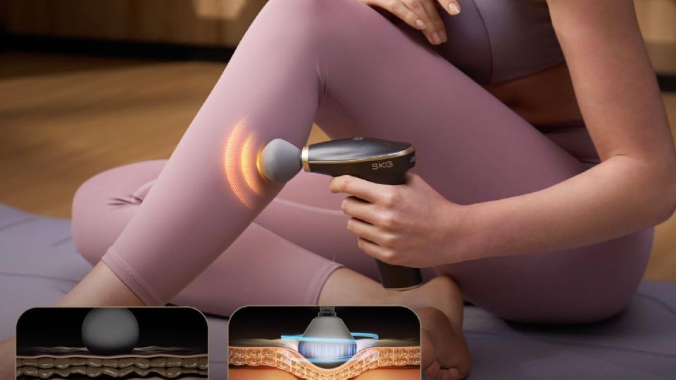 A picture of a massage gun.