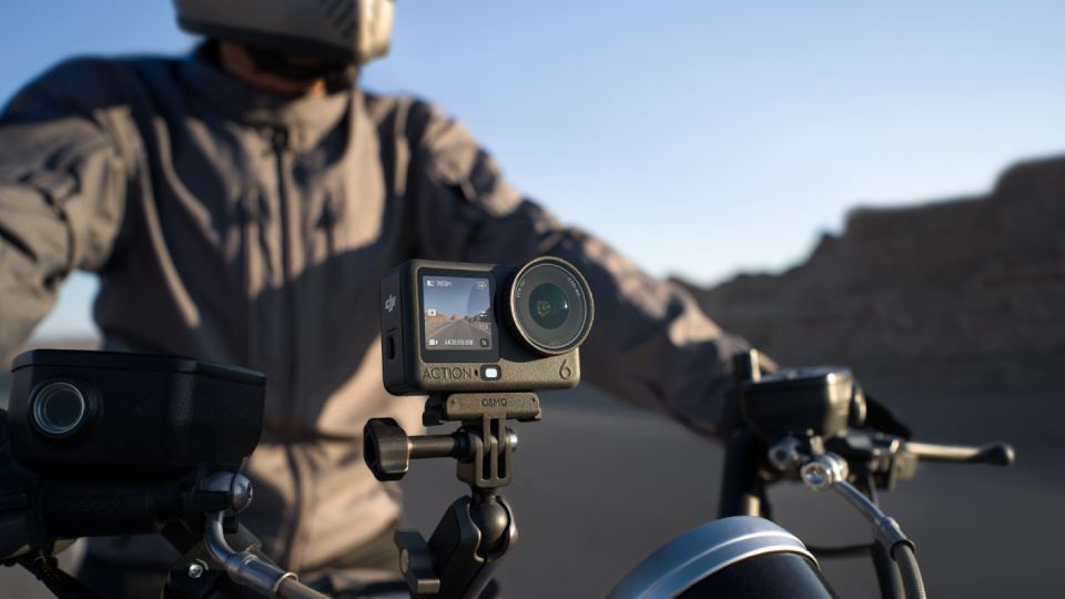 Picture of action camera.