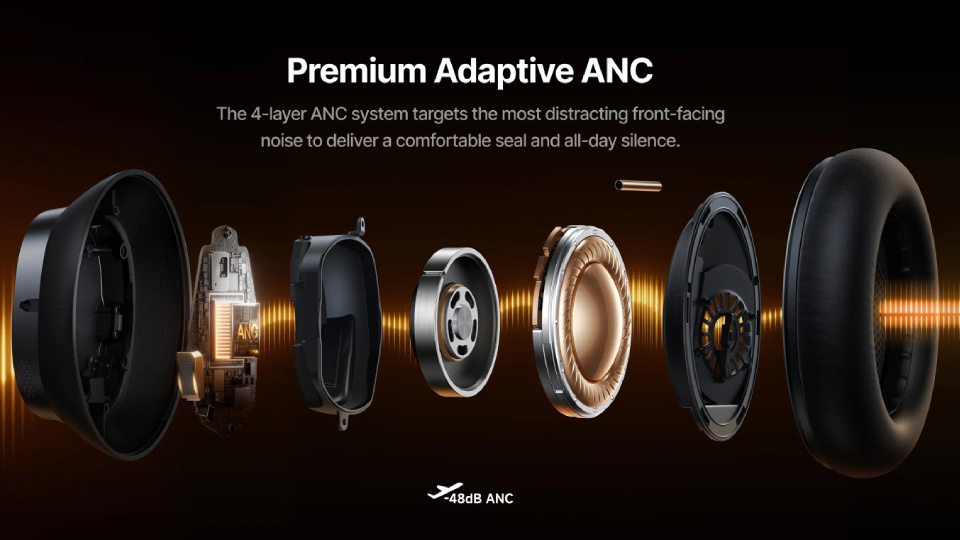 Picture of noise cancelling headphones.