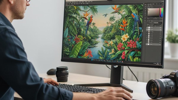 Color accuracy and consistency are critical for creative work, which is why panel type matters for photo and video editing.