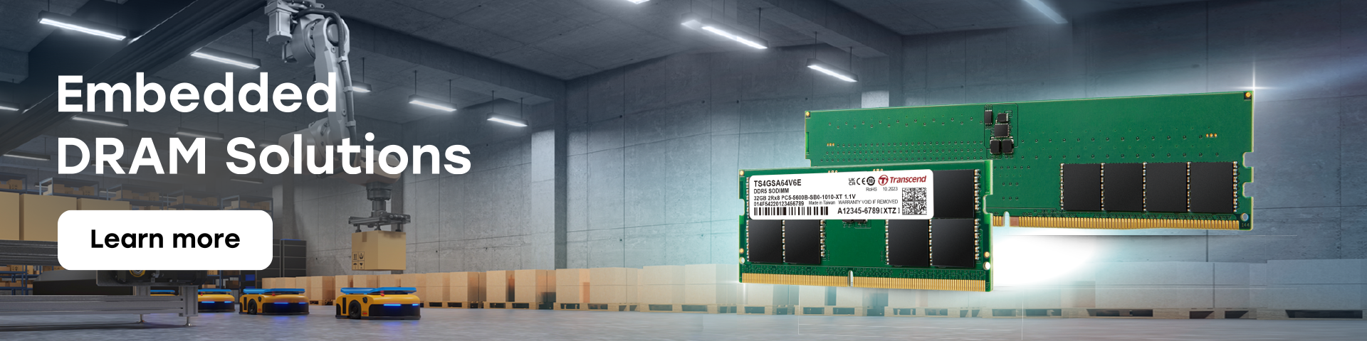 Transcend Embedded DRAM Solutions