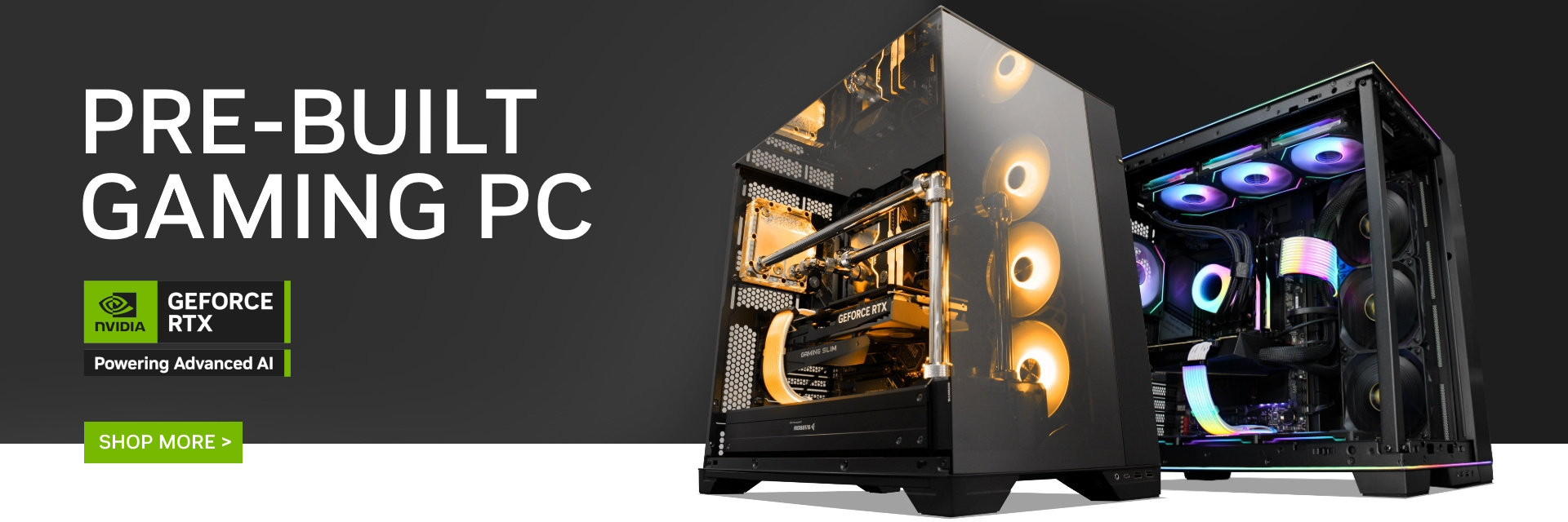 Picture of Pre-Built NVIDIA RTX GGPC Desktop Computers at PB Tech