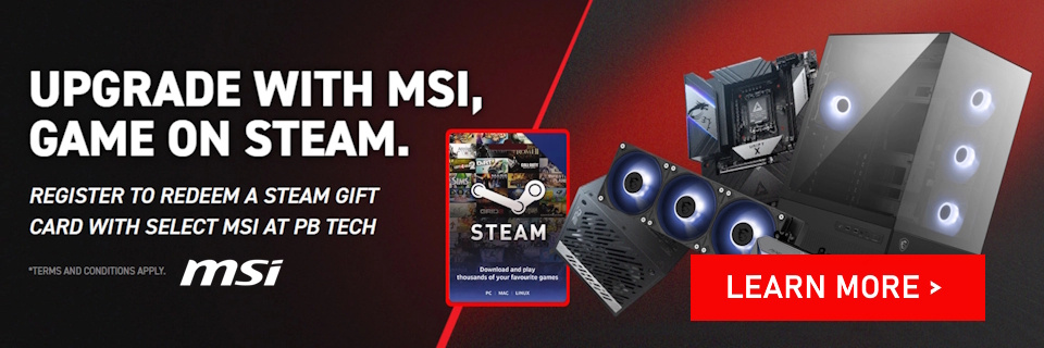 Picture of the Upgrade with MSI Steam BONUS offer at PB Tech