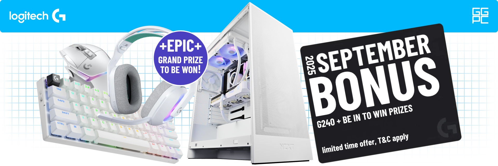 Picture of GGPC September Logitech G Gaming PC Bonus + Prize Event at PB Tech