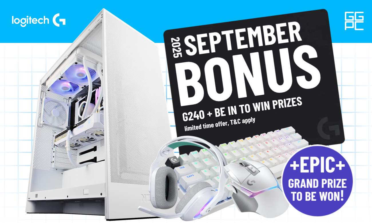 Picture of GGPC September Logitech G Gaming PC Bonus + Prize Event at PB Tech