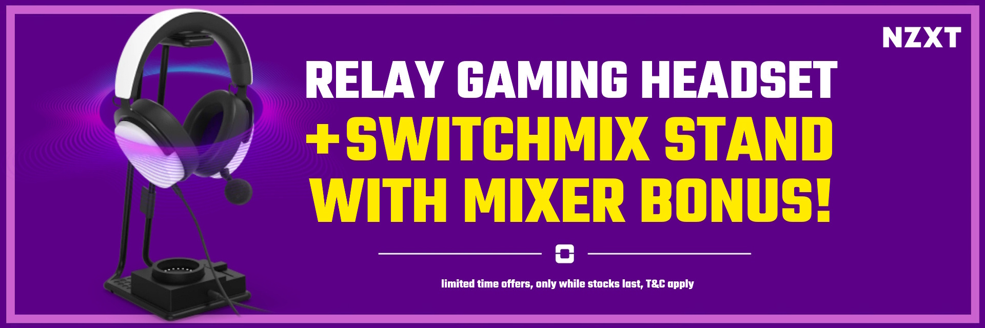 Picture of NZXT Gaming Headset + SwitchMix Gaming Headset BONUS at PB Tech