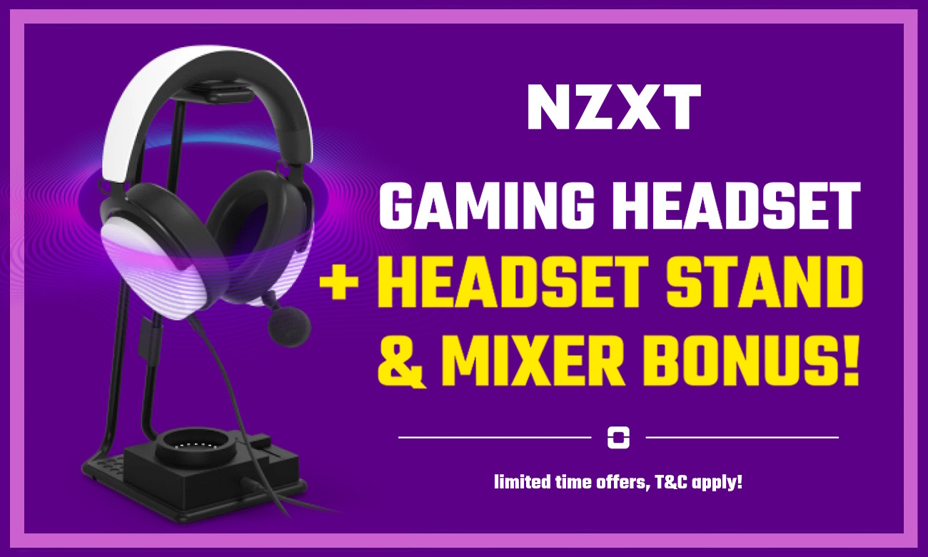 Picture of NZXT Gaming Headset + SwitchMix Gaming Headset BONUS at PB Tech