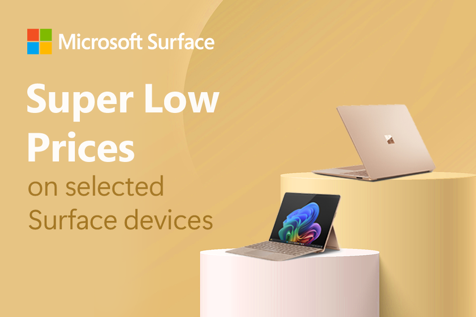 Super Low prices on Surface