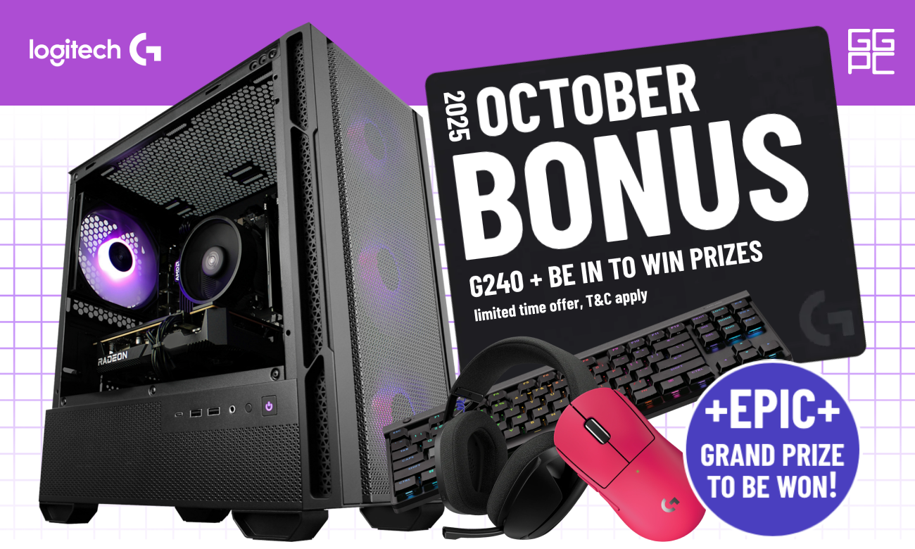 Picture of GGPC October Logitech G Gaming PC Bonus + Prize Event at PB Tech