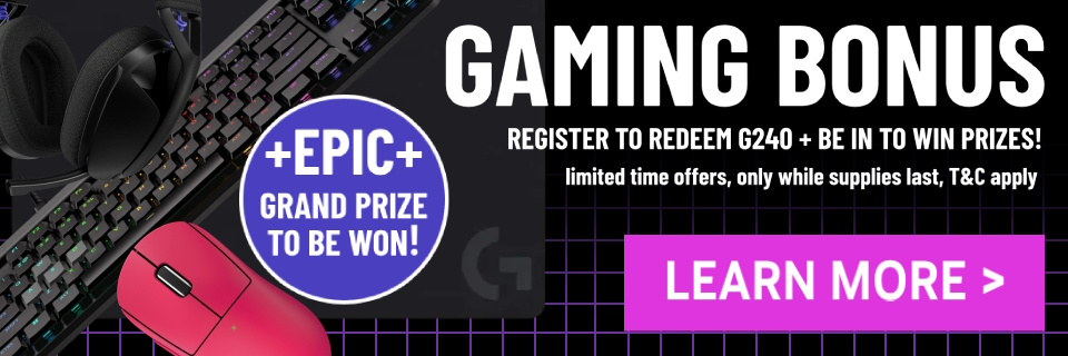 Picture of the Logitech GGPC October 2025 Promotion at PB Tech