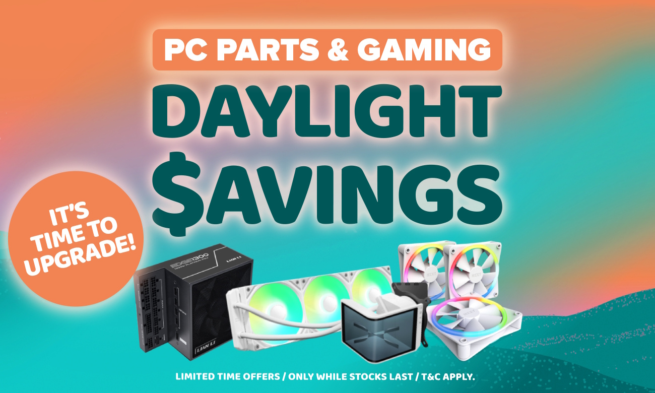 Picture of DAYLIGHT $AVINGS Gaming PC Parts promotion at PB Tech!