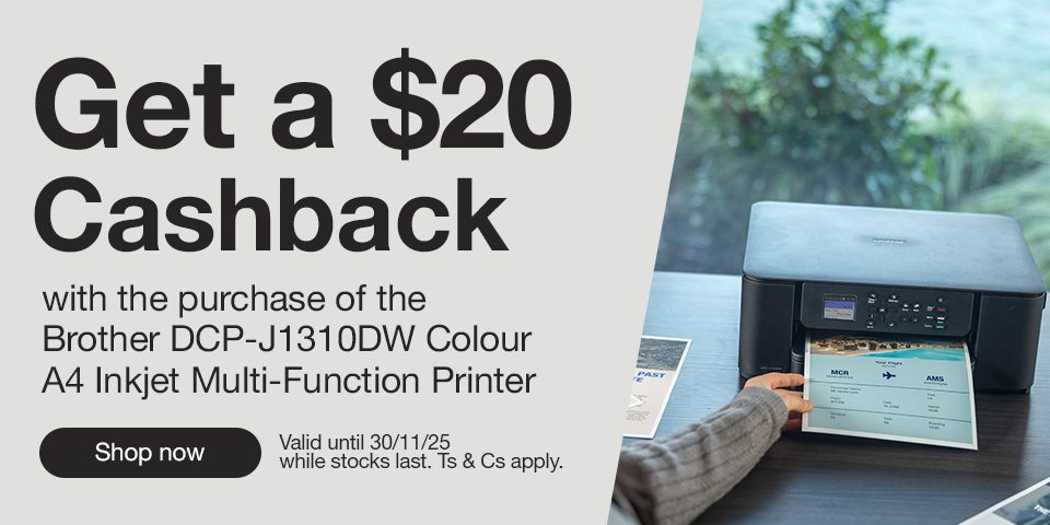 $20 Cashback Brother DCP-J1310DW