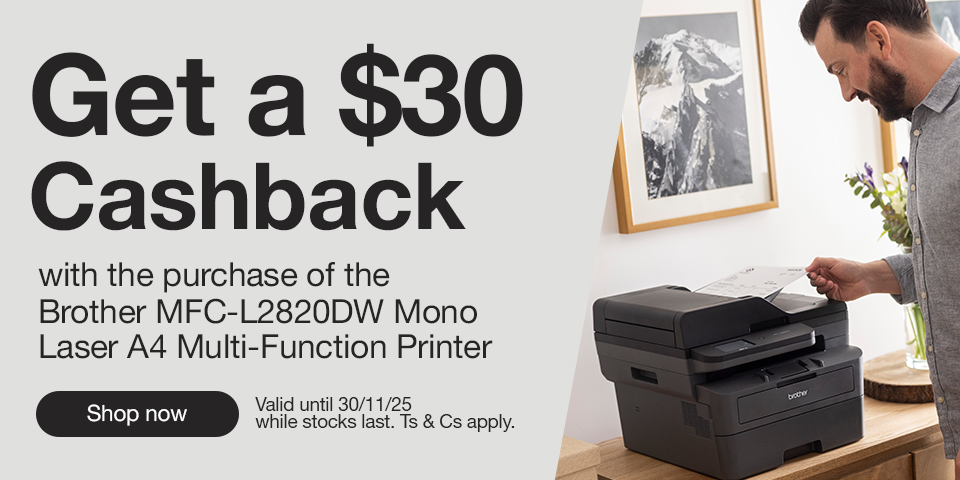$30 Cashback Brother MFC-L2820DW