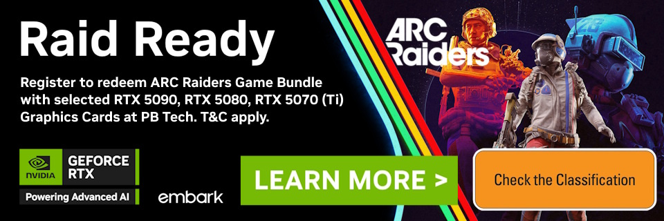 Picture of the NVIDIA GeForce ARC Raiders Game Bundle at PB Tech