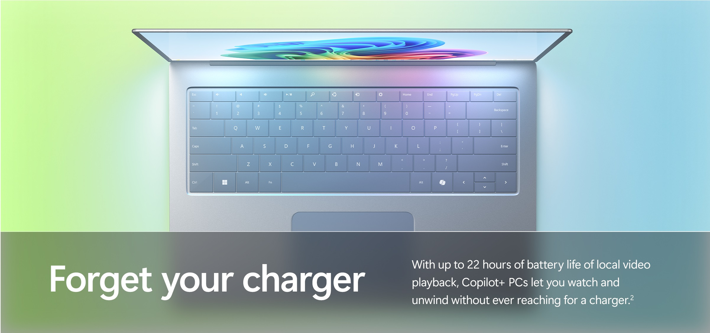 Forget your charger