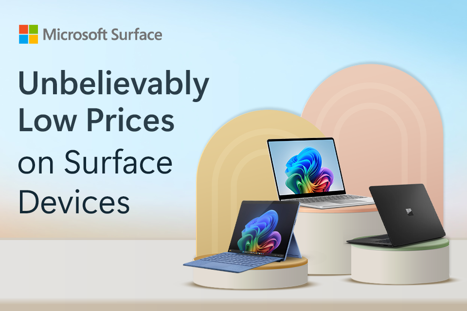 Unbelievably low prices on Surface devices
