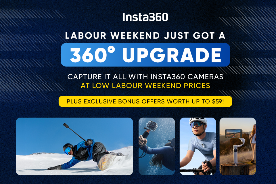 Insta360 Labour Weekend low prices!