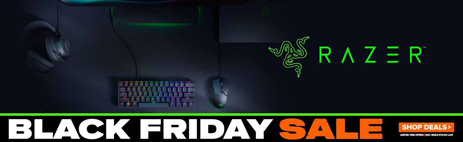 Picture of the Black Friday 2025 Razer Store at PB Tech